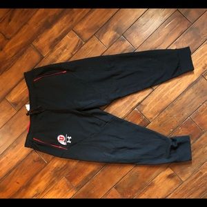 Black and Red University of Utah Sweatpants